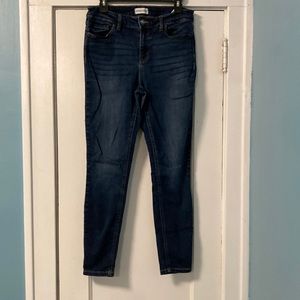 Dark blue skinny jeans, size 30